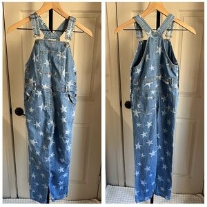 Stella McCartney Kids Blue Star Overalls